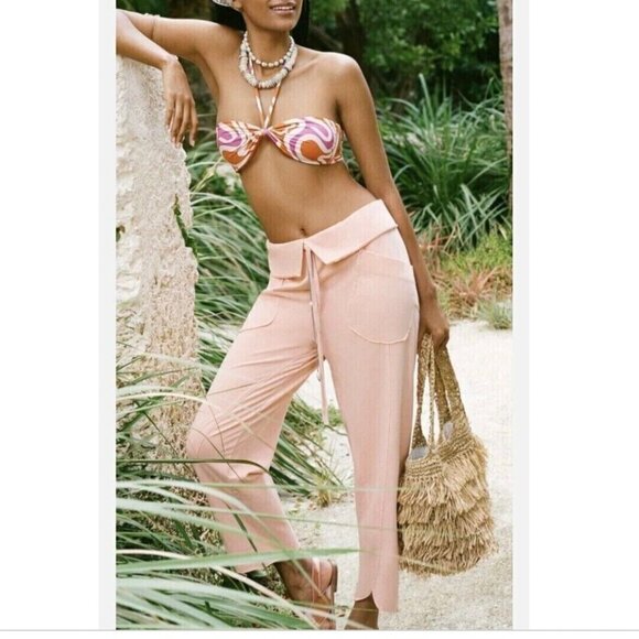 Anthropologie  Daily Practice Foldover Waistband Pant Size Medium - Picture 1 of 12